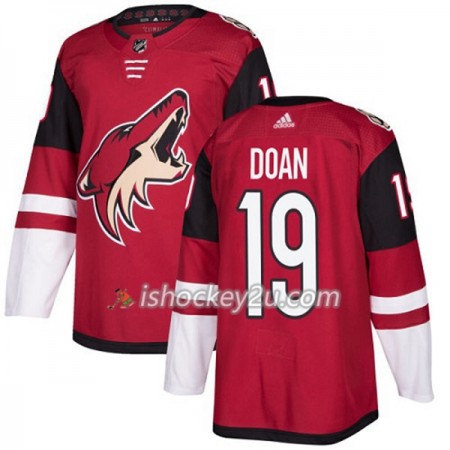 Mænd NHL Arizona Coyotes Trøje Shane Doan 19 Adidas 2017-2018 Maroon Authentic